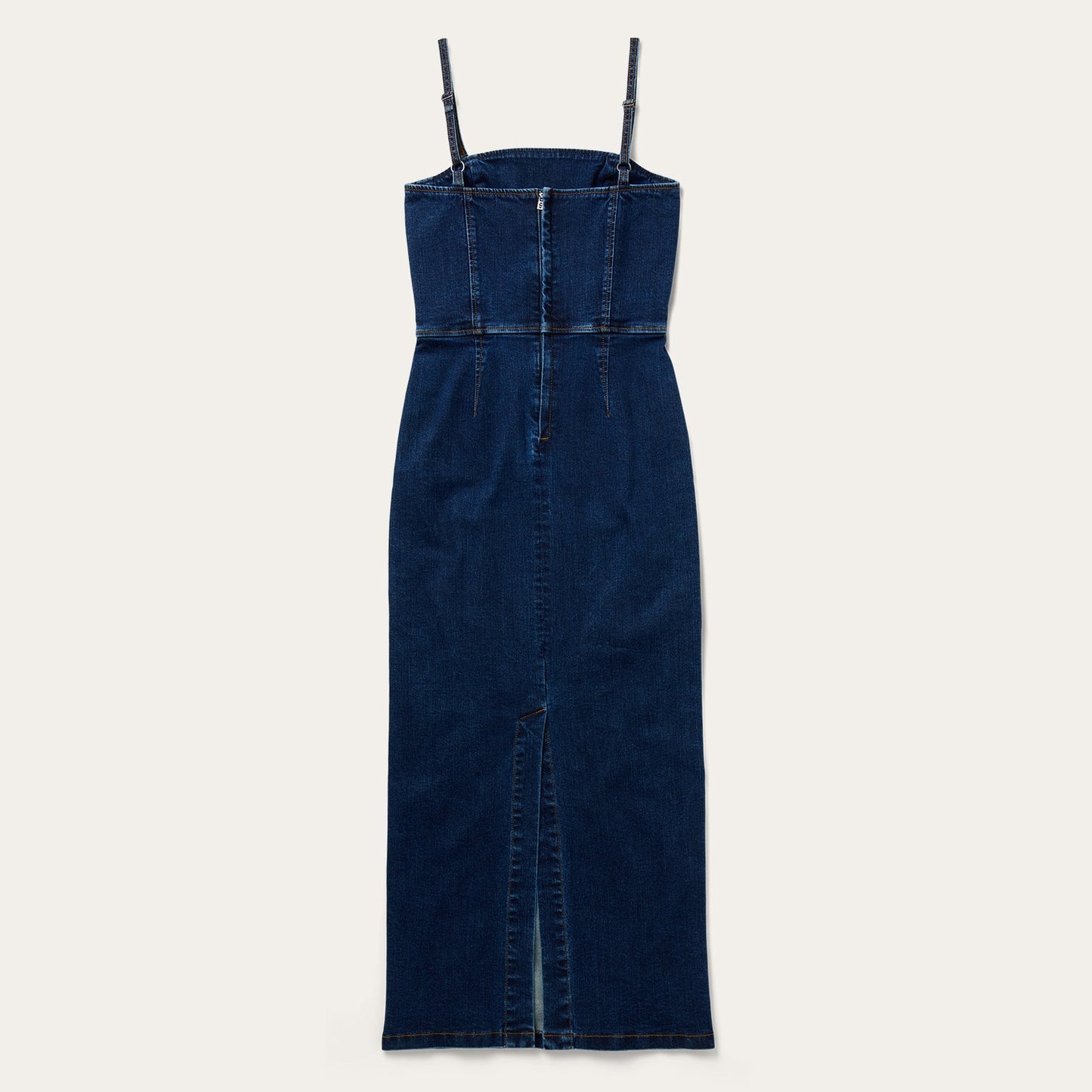 Stretch Denim Fitted Dress
