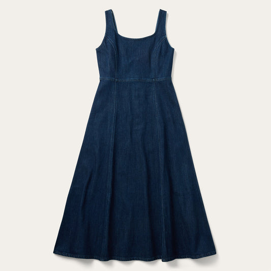 Stretch Denim Tank Dress