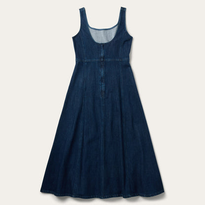 Stretch Denim Tank Dress