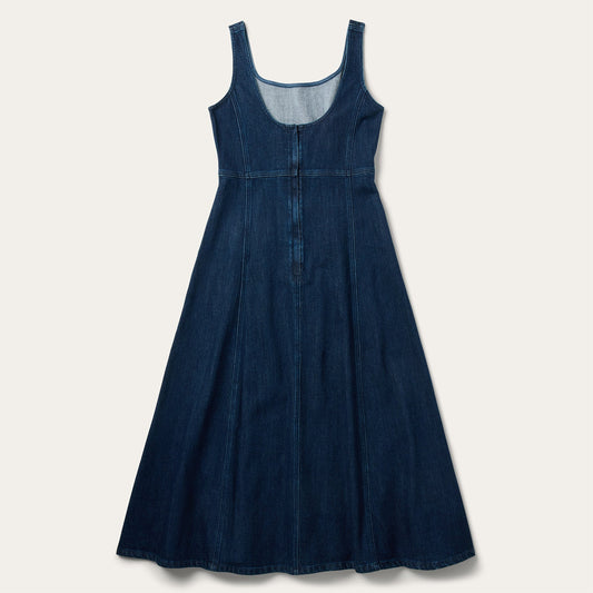 Stretch Denim Tank Dress