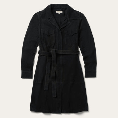 Suede Western Shirt Dress