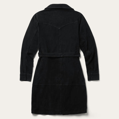 Suede Western Shirt Dress