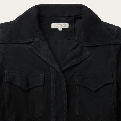 Suede Western Shirt Dress