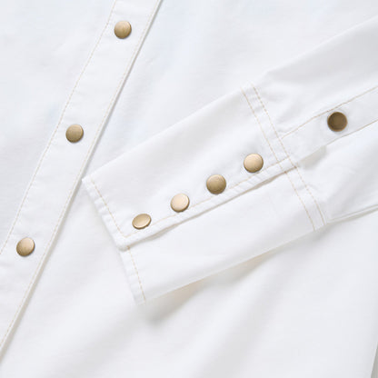 Embroidered Denim Dress