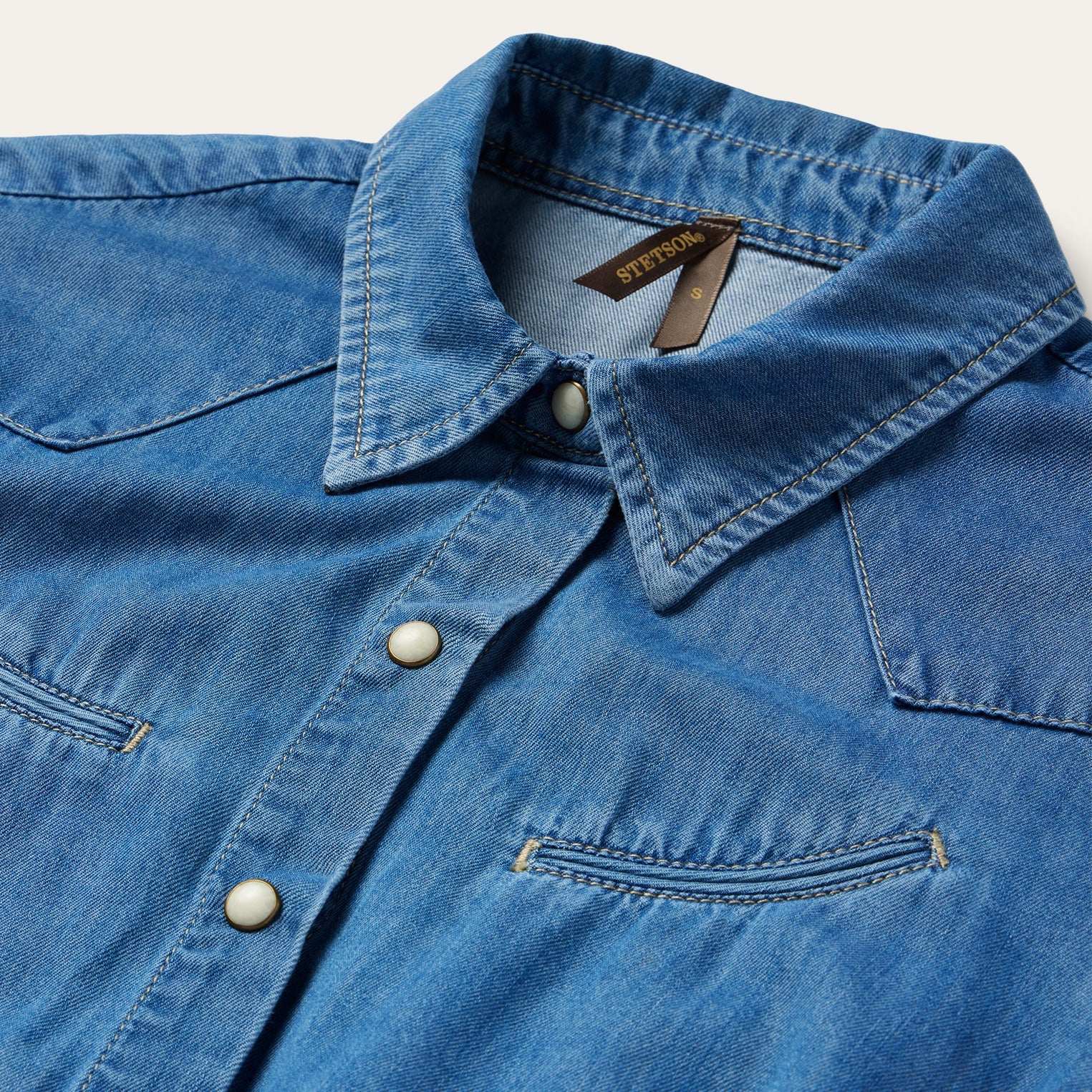 Smile Pocket Denim Dress