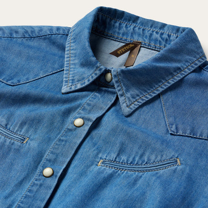 Smile Pocket Denim Dress