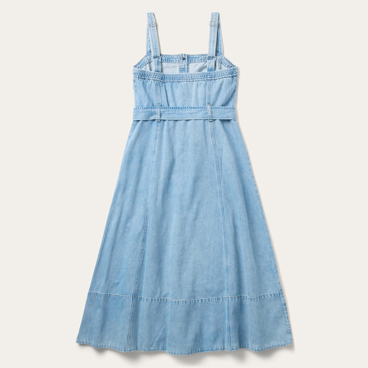Denim Button Front Dress