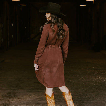 Tobacco Western Dress