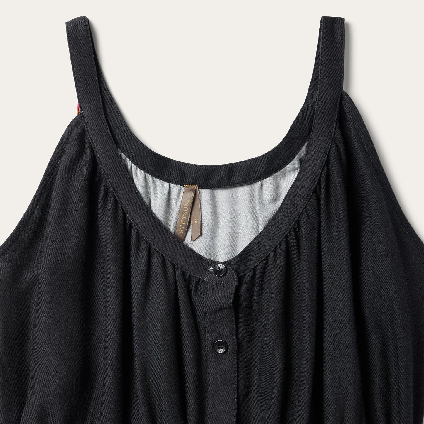 Stripe Border Sleeveless Dress