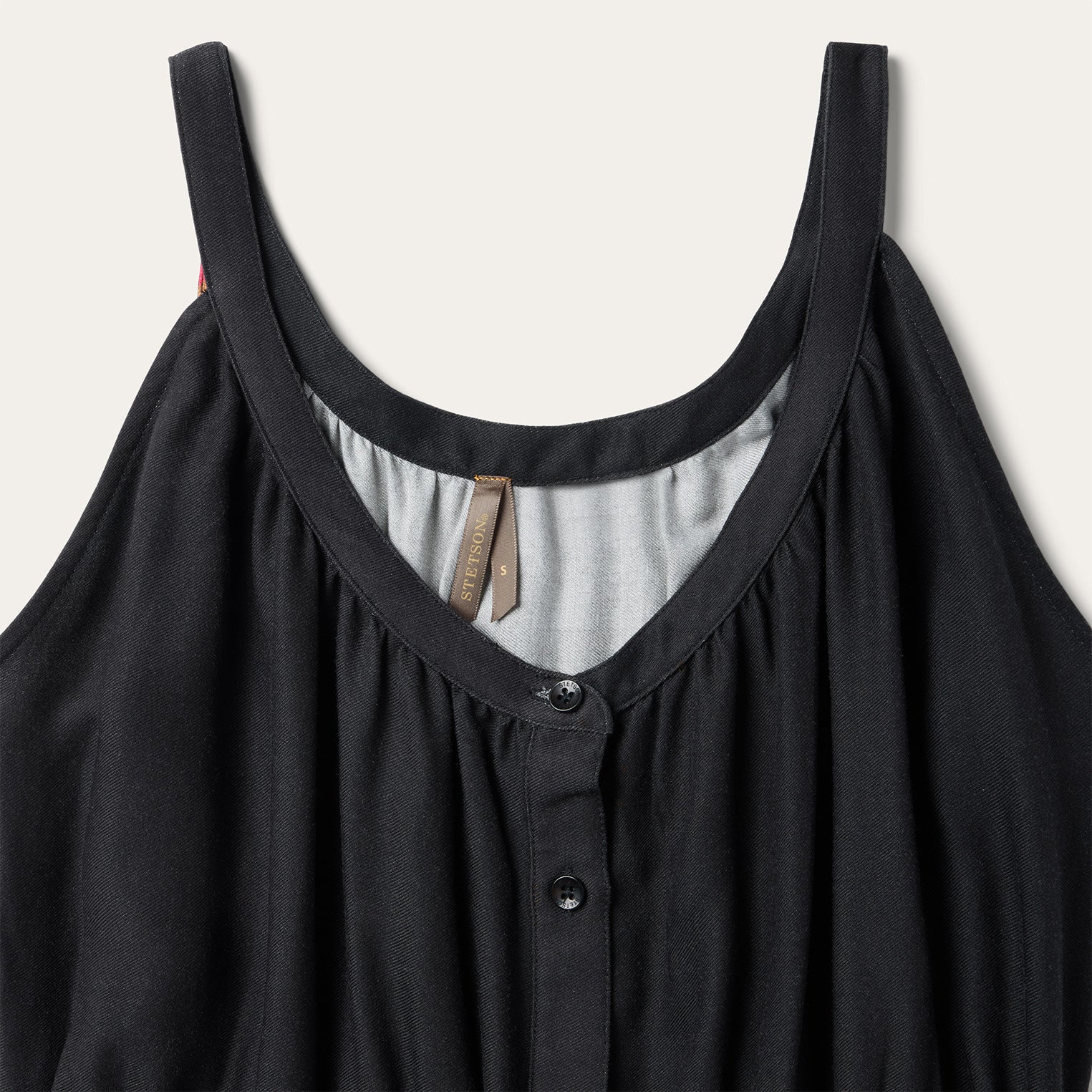 Stripe Border Sleeveless Dress