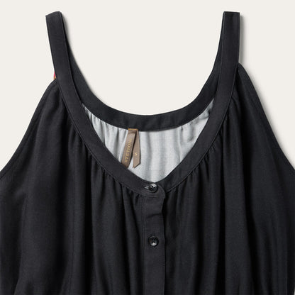 Stripe Border Sleeveless Dress