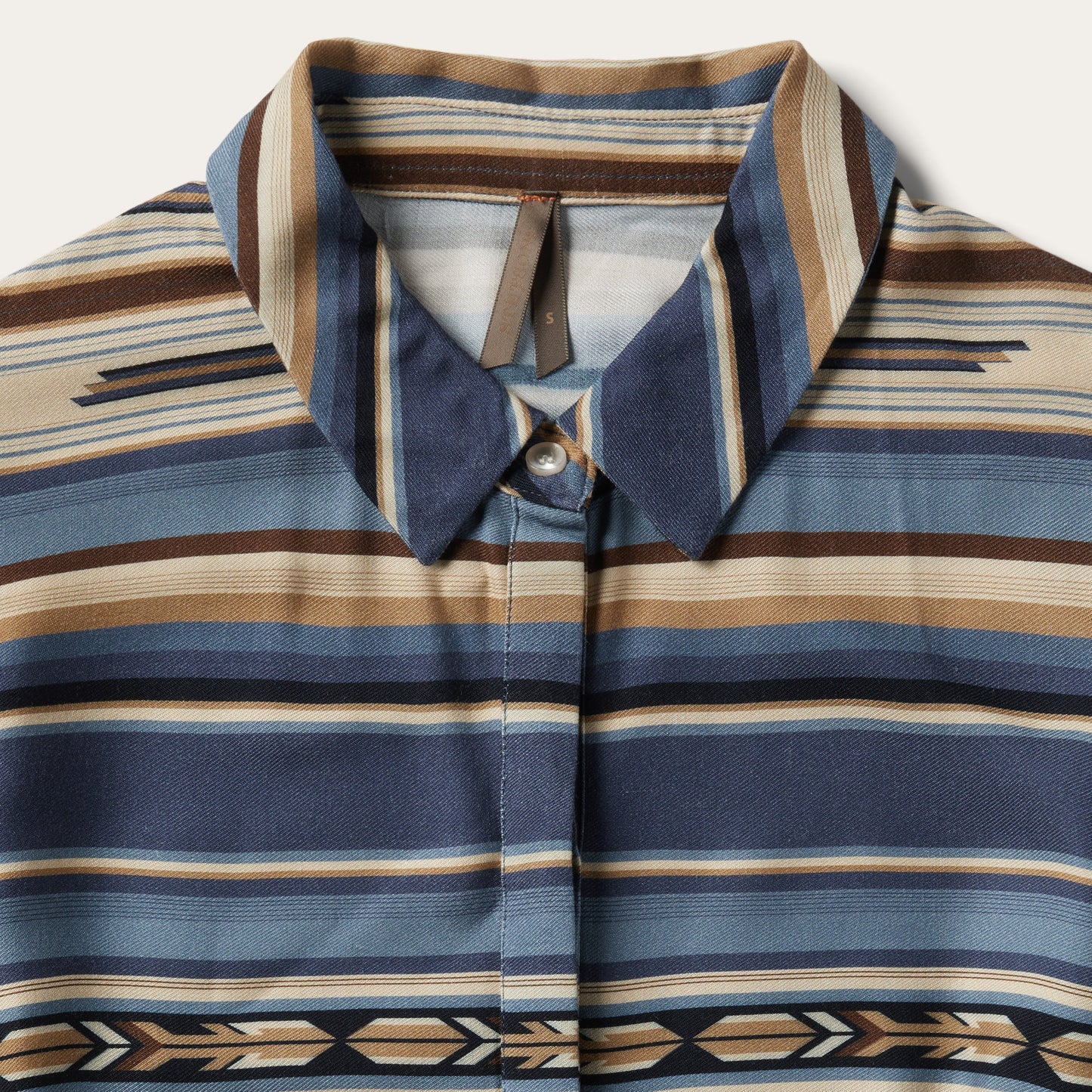 Indigo Serape Print Dress