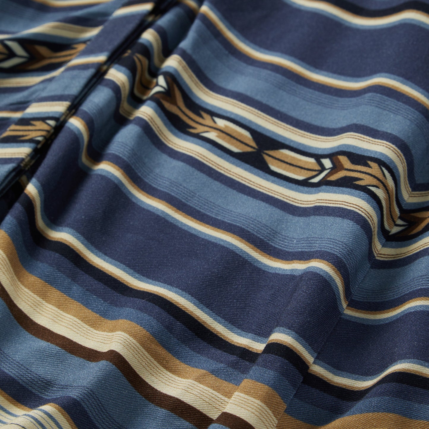 Indigo Serape Print Dress