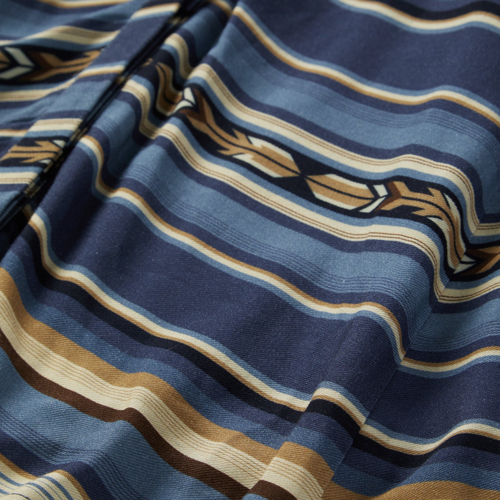 Indigo Serape Print Dress