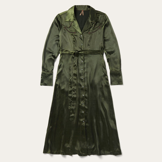 Satin Western Dress