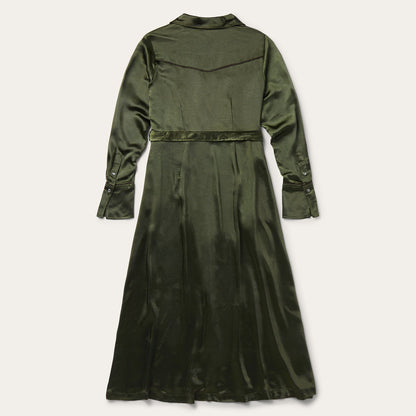 Satin Western Dress