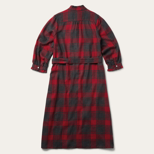 Buffalo Plaid Prairie Shirt Dress