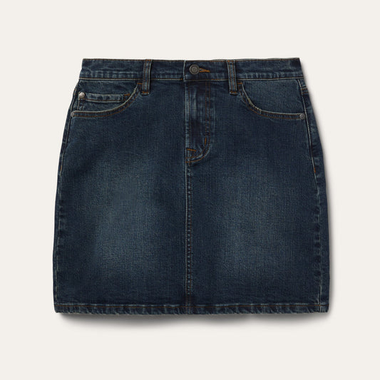 Stretch Denim 5-Pocket Skirt