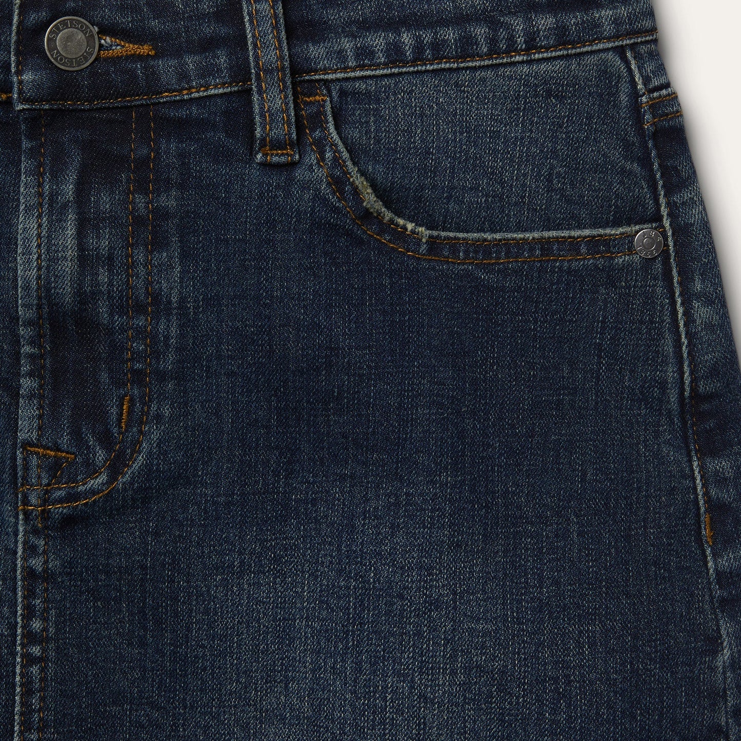 Stretch Denim 5-Pocket Skirt
