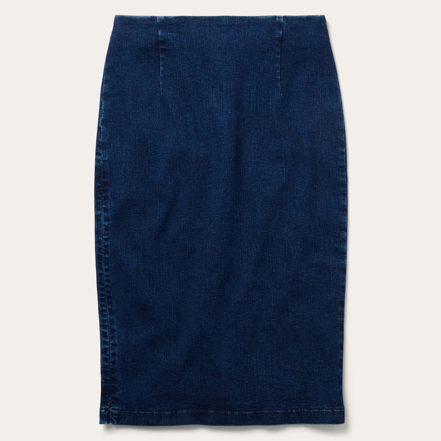 Stretch Denim Pencil Skirt