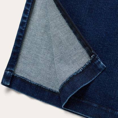 Stretch Denim Pencil Skirt