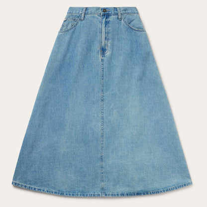 Light Wash Denim Skirt