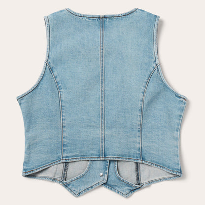 Light Rinse Denim Vest