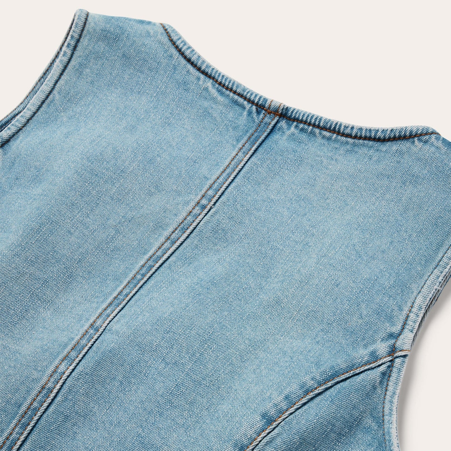 Light Rinse Denim Vest