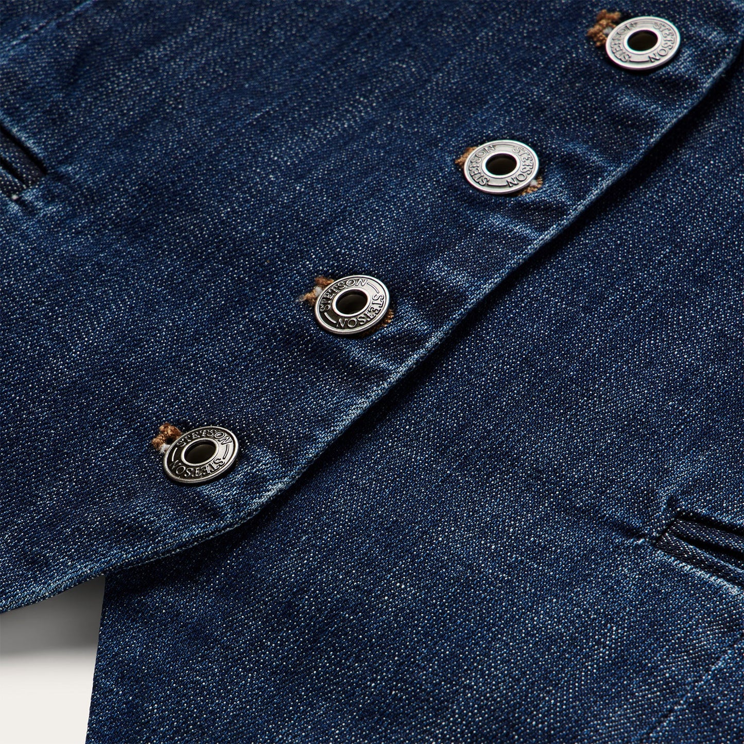 Dark Wash Stretch Denim Vest