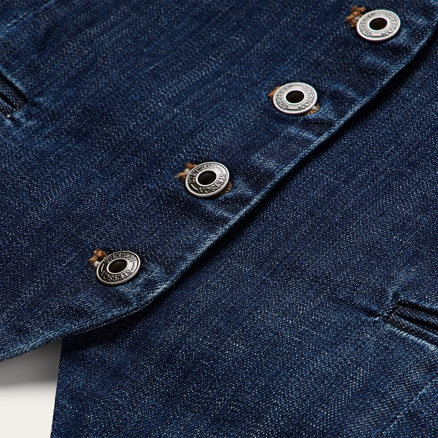 Dark Wash Stretch Denim Vest