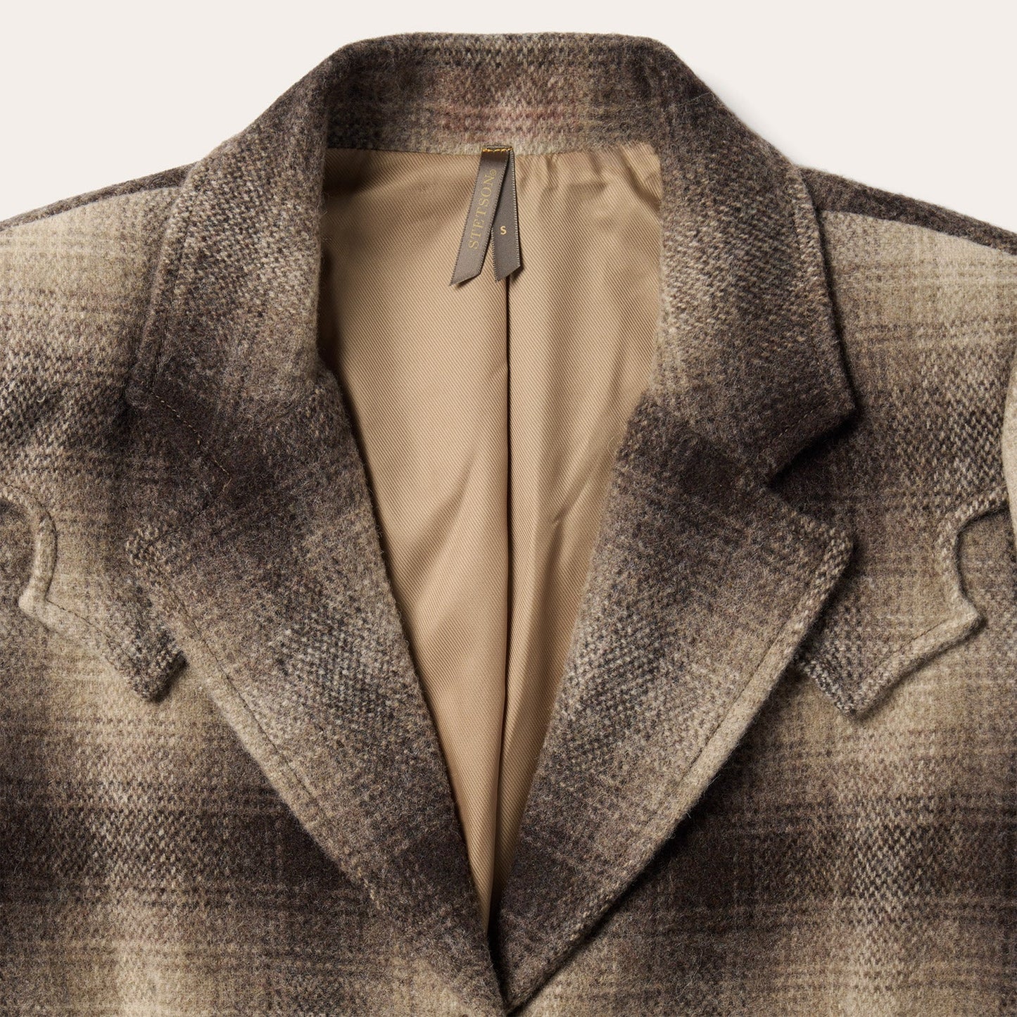 Wool Plaid Western Blazer