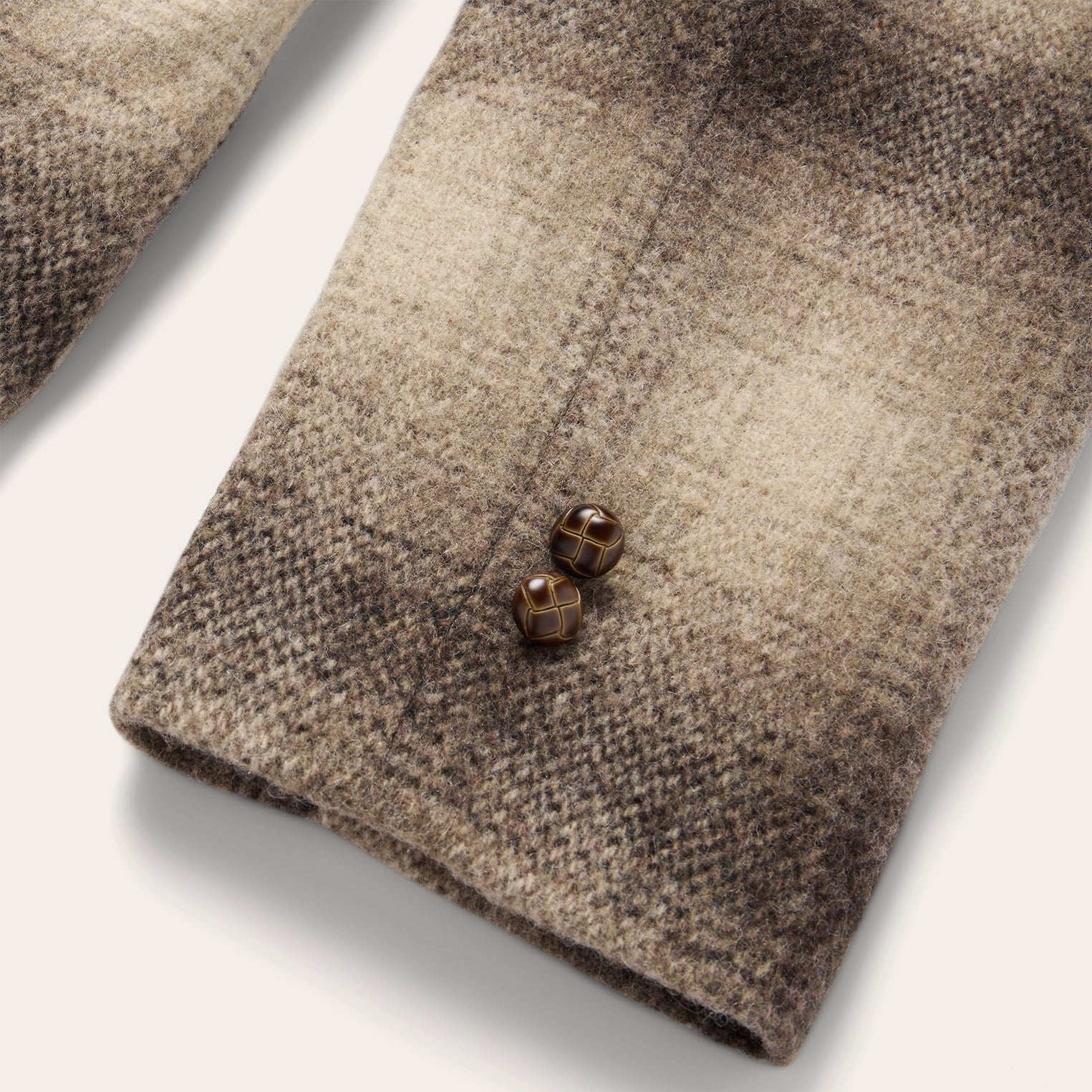 Wool Plaid Western Blazer