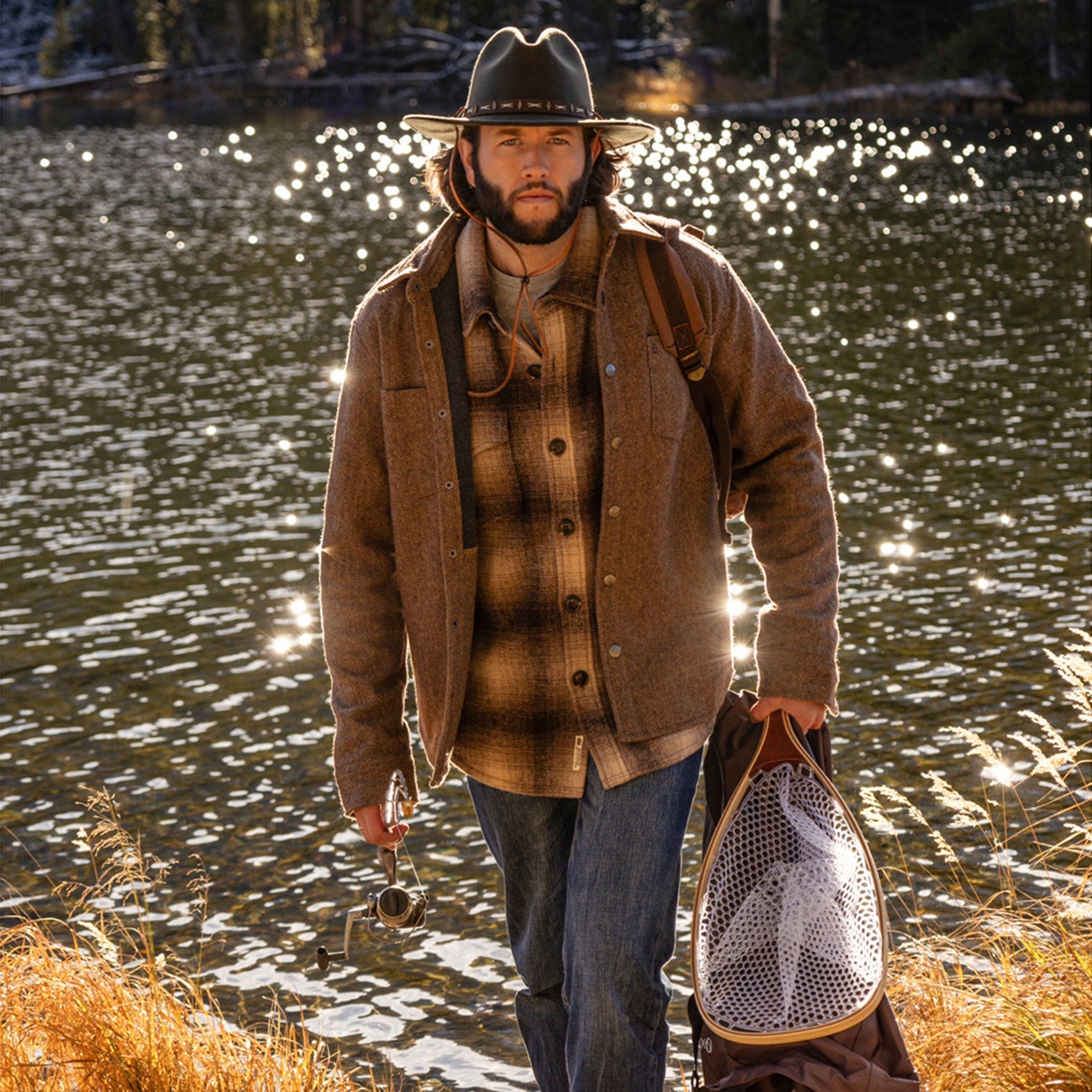 Herringbone Shirt Jacket