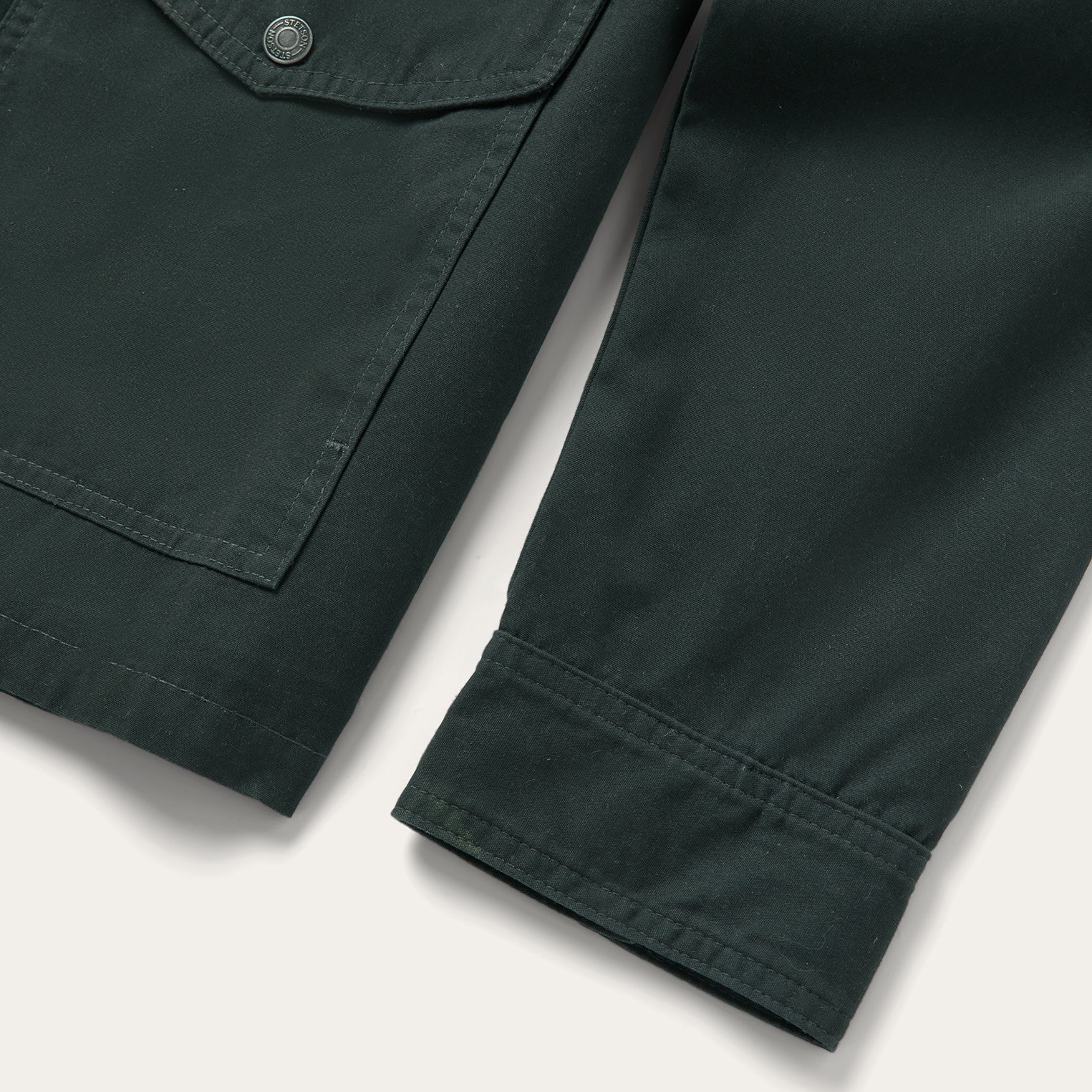 Waxed Canvas Shirt Jacket