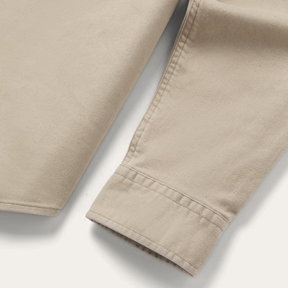 Brushed Twill Lined Shirt Jacket