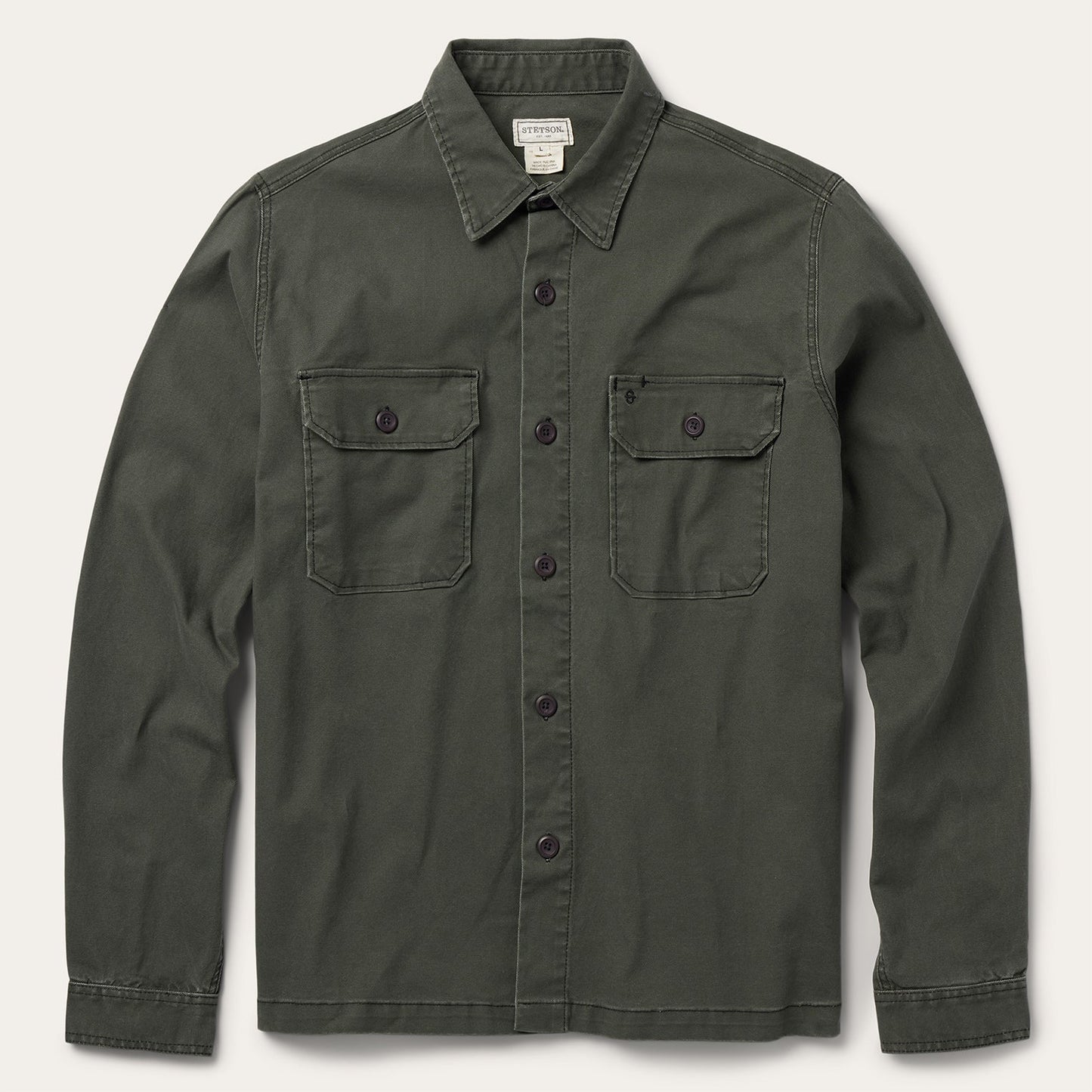 Stretch Canvas Jac-Shirt
