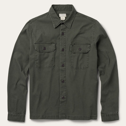 Stretch Canvas Jac-Shirt