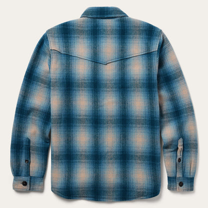Wool Plaid Shirt Jacket