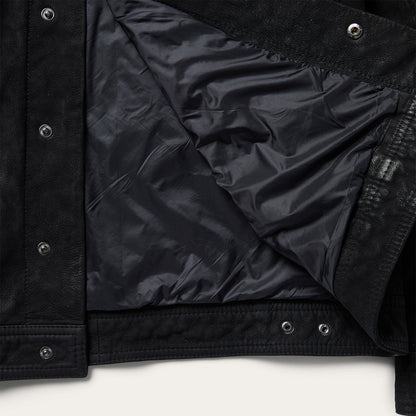 Leather Jean Jacket