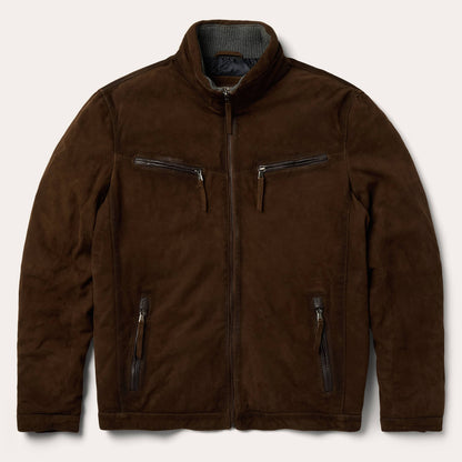 Suede Moto Jacket