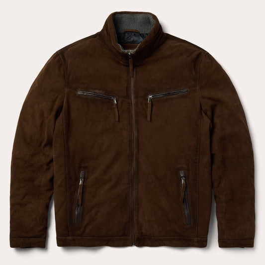 Suede Moto Jacket