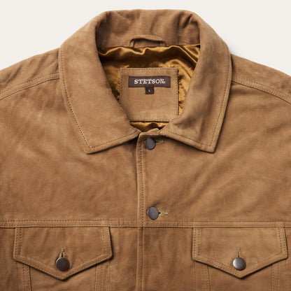 Suede Trucker Jacket