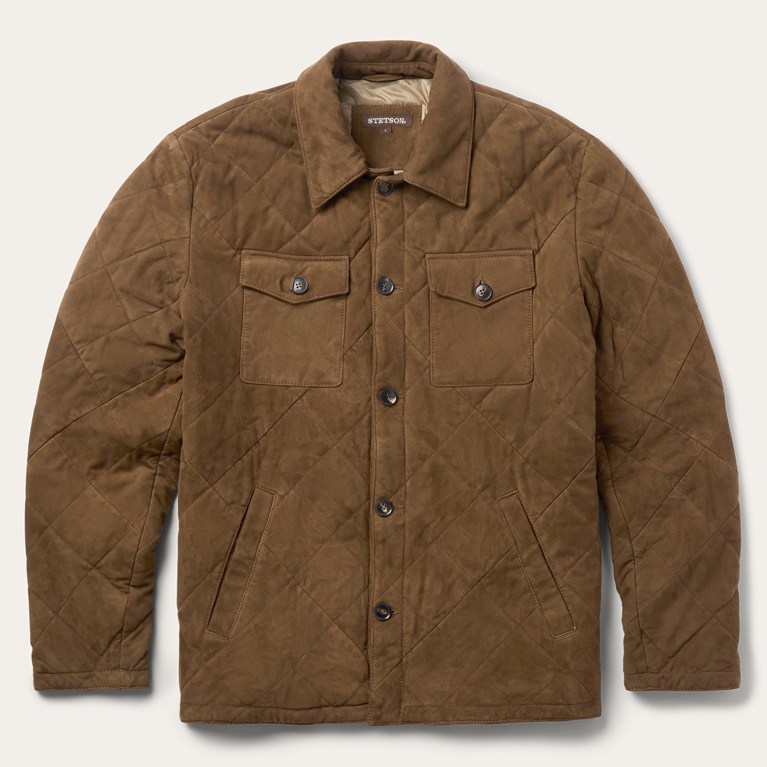 Quilted Suede Jacket