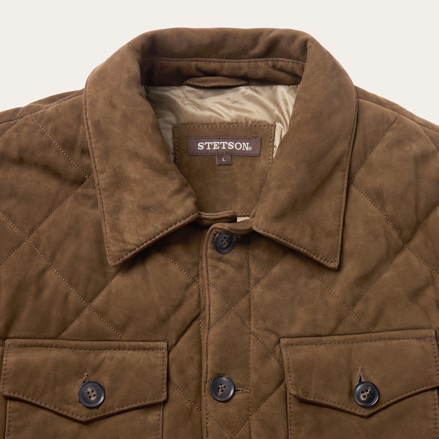 Quilted Suede Jacket