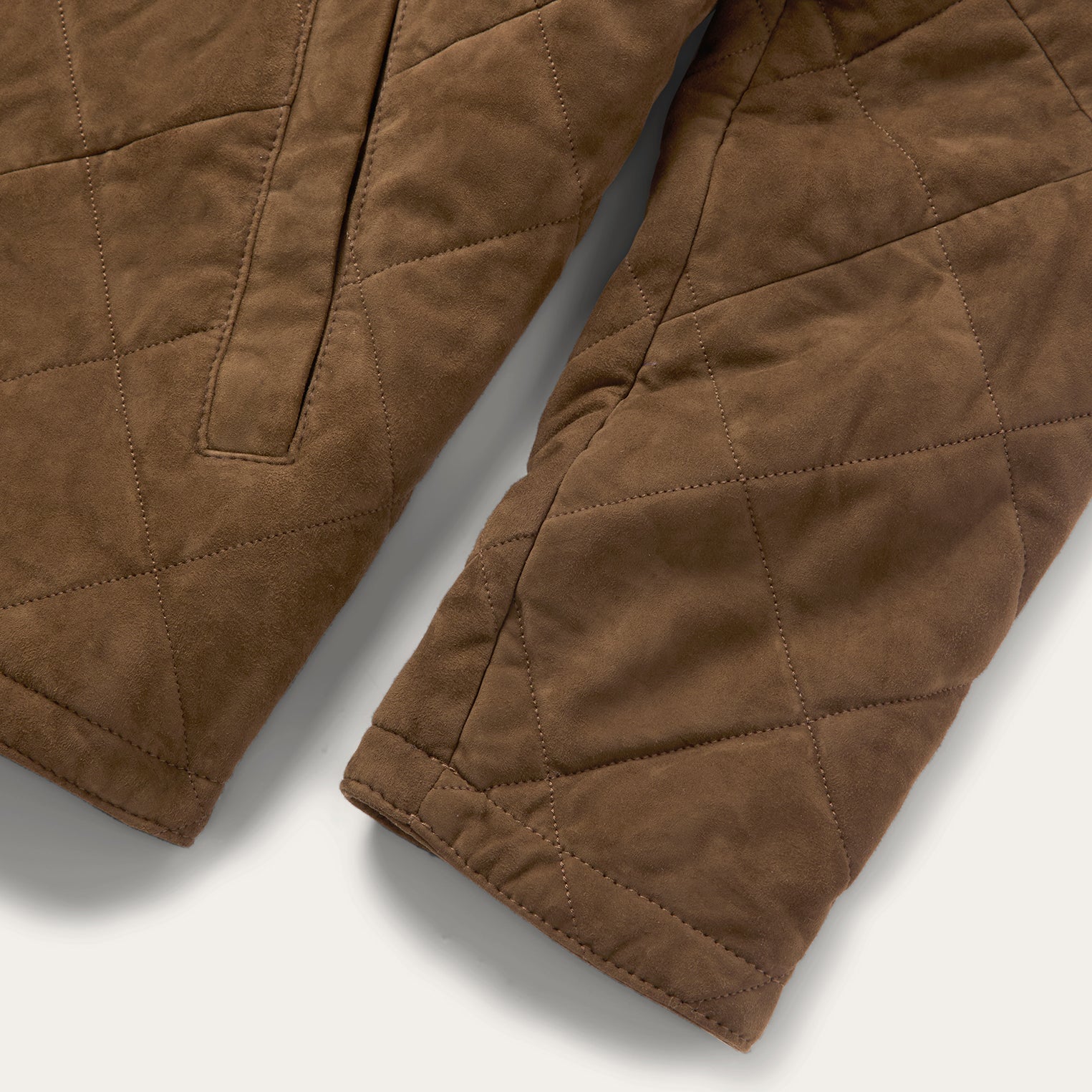 Quilted Suede Jacket