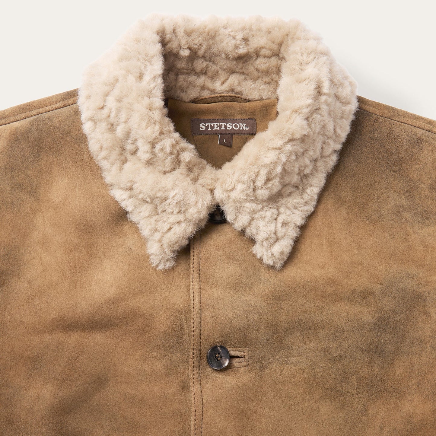 Antique Suede Shearling Jacket