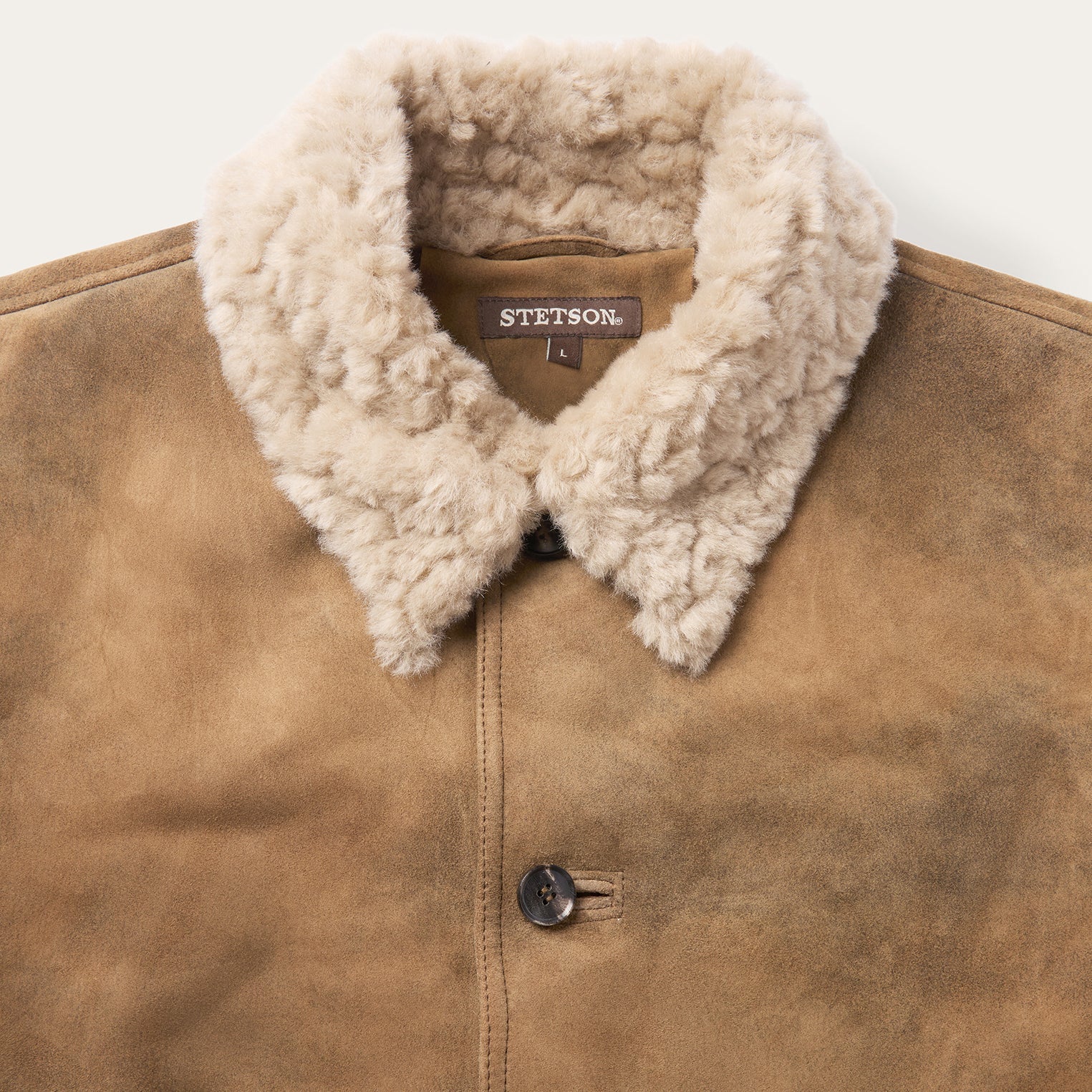 Antique Suede Shearling Jacket