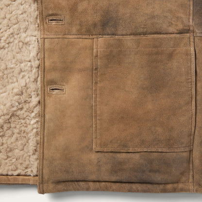 Antique Suede Shearling Jacket