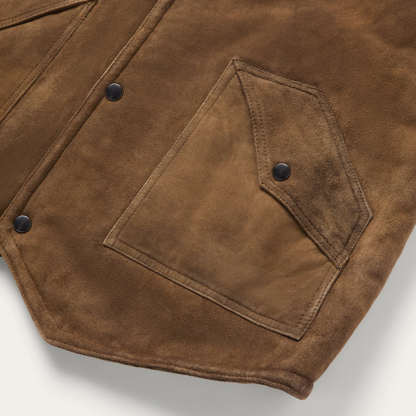 Distressed Suede Vest