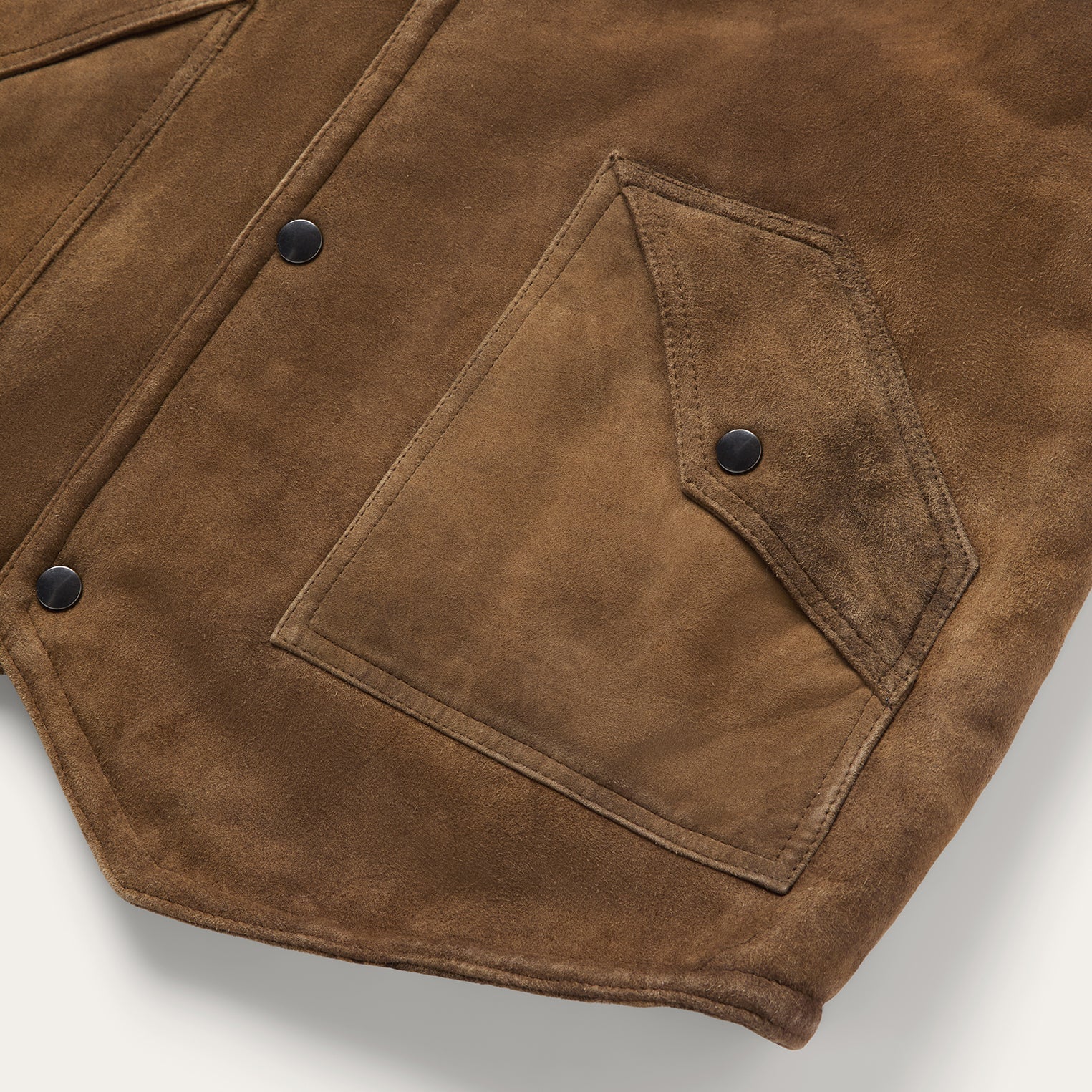 Distressed Suede Vest